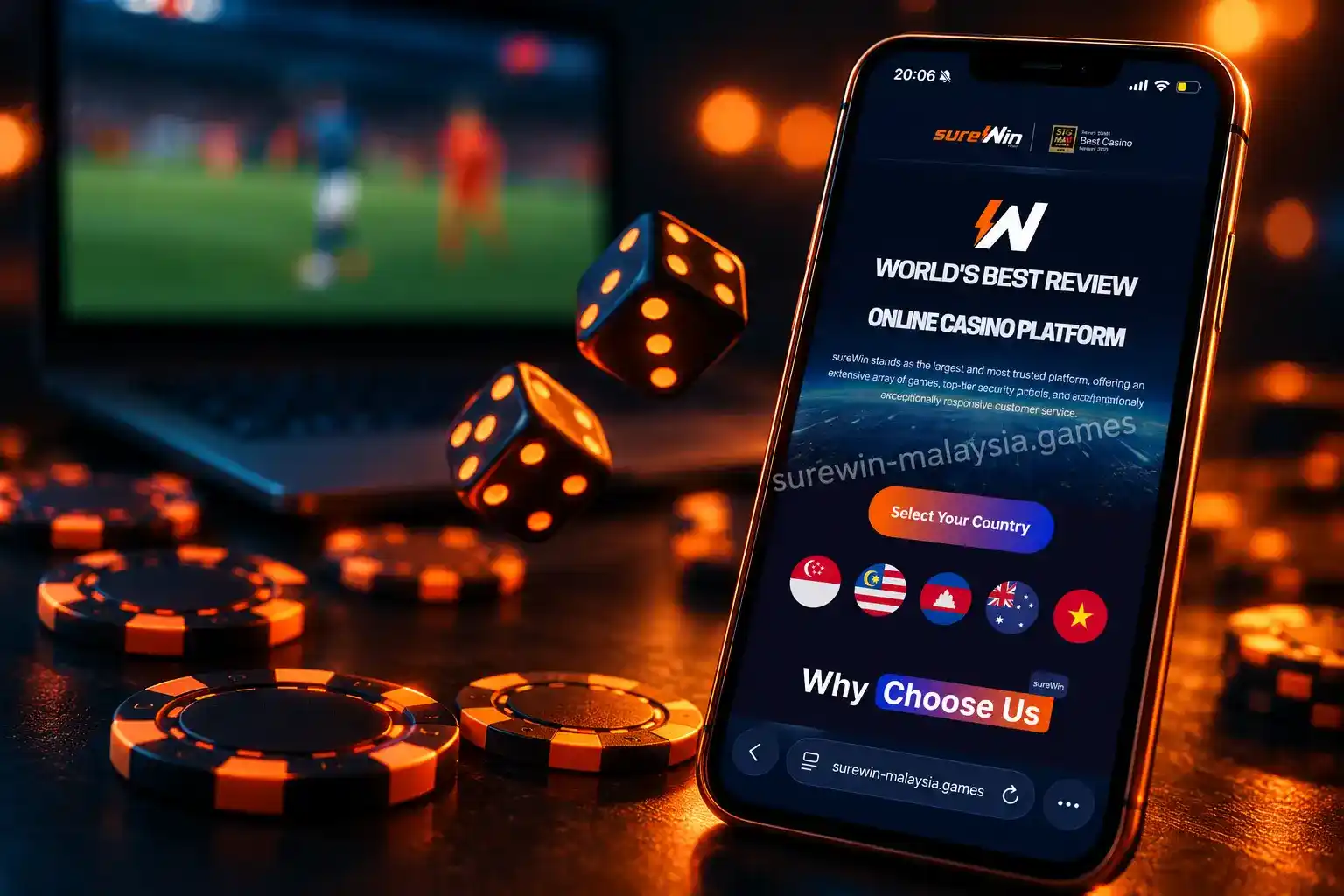 SureWin Malaysia | Licensed Online Casino & Sportsbook | AC Milan Partner